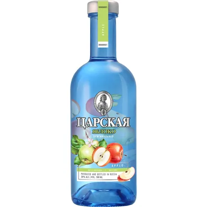 Водка Царская Оригинальная Яблоко, 0,5 л — Россия