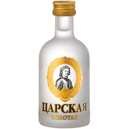 Водка Царская Золотая, 0,05 л — Россия