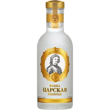 Водка Царская Золотая, 0,35 л — Россия