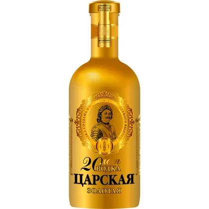 Водка Царская Золотая, 0,7 л — Россия