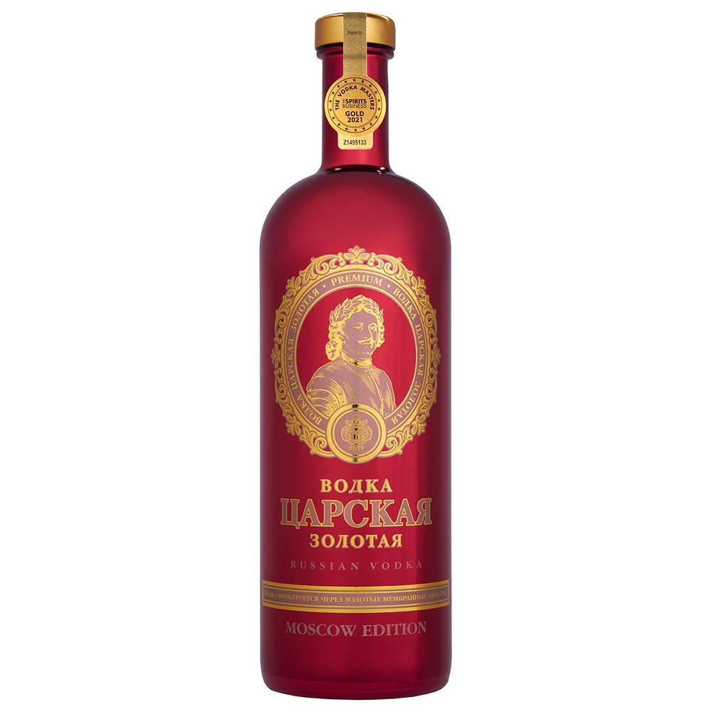 Водка Царская Золотая (Moscow Edition), 1 л — Россия