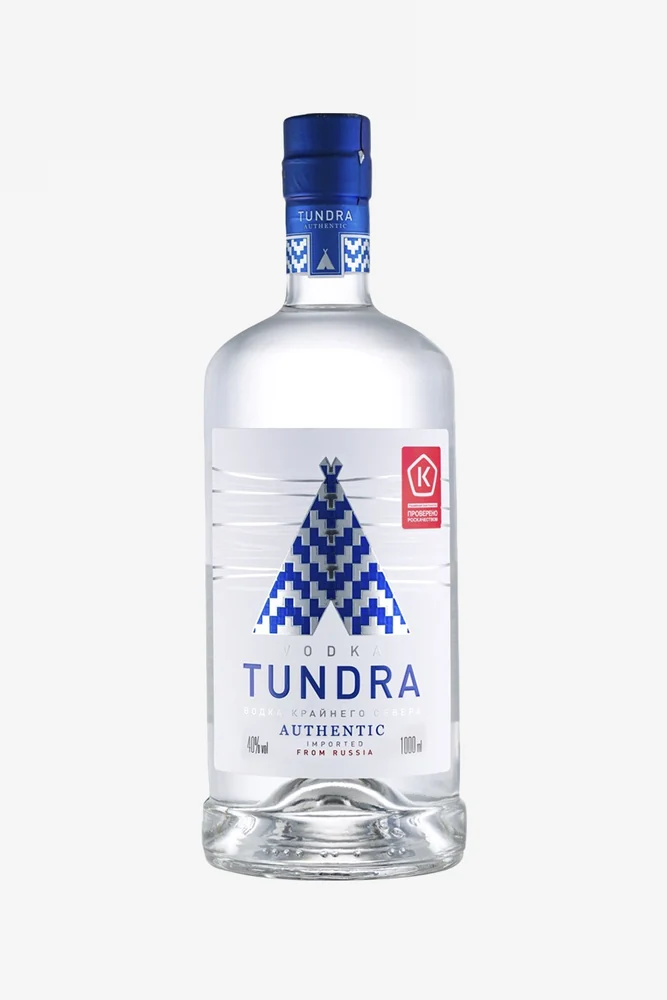 Водка Тундра Аутентик, 1 л — Россия