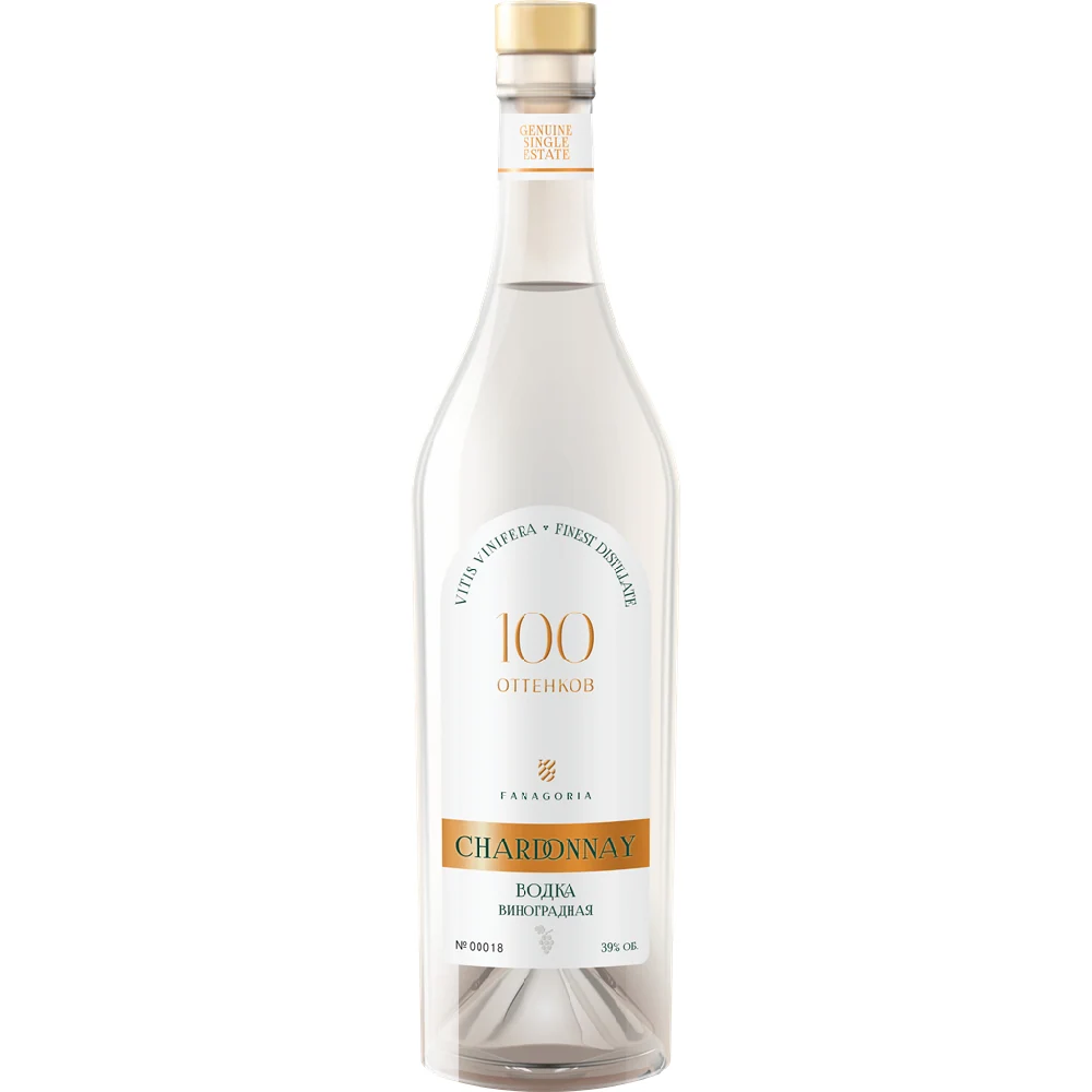 Водка виноградная Fanagoria Hundred Shades of Chardonnay 2024 г, 0,7 л — Россия