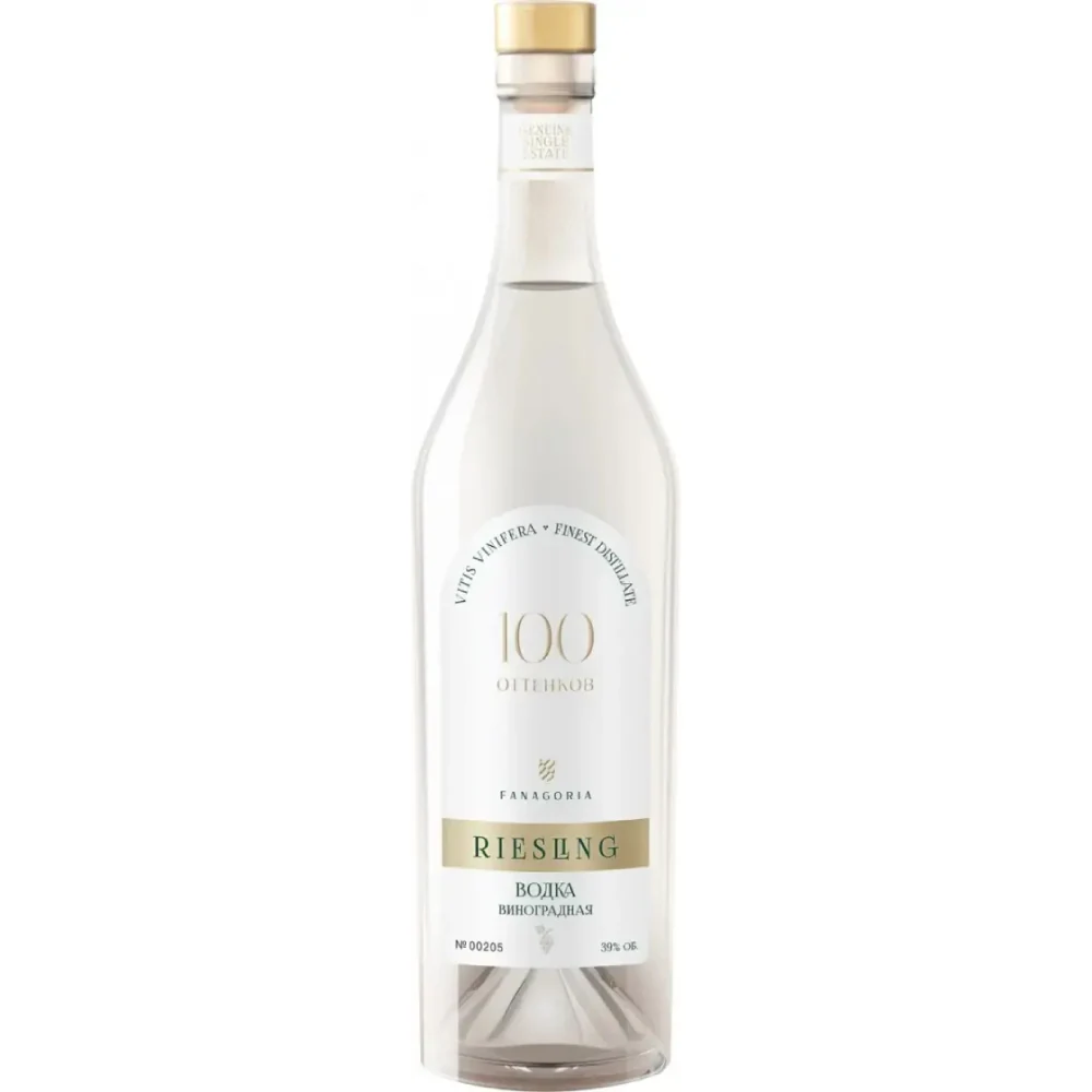 Водка виноградная Fanagoria Hundred Shades of Riesling 2024 г, 0,7 л — Россия