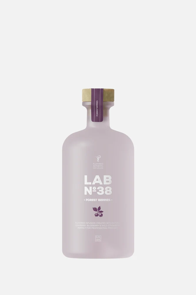 Вкусовая водка LAB№38, лесные ягоды: брусника, черника, 0,7 л — Россия