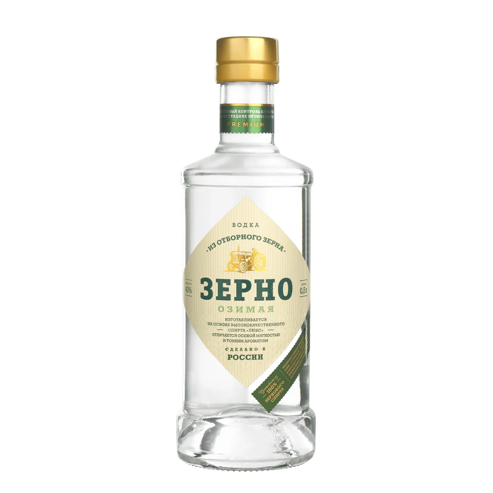 Водка Зерно Озимая, 0,5 л — Россия