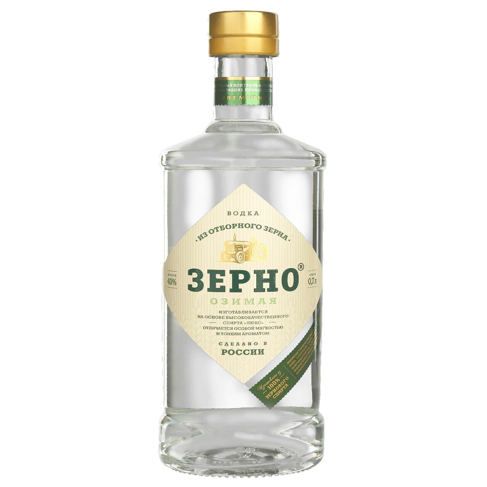 Водка Зерно Озимая, 0,7 л — Россия