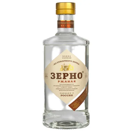 Водка Зерно Ржаная, 0,7 л — Россия
