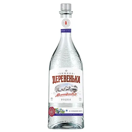 Водка Зимняя деревенька можжевеловая, 0,5 л — Россия